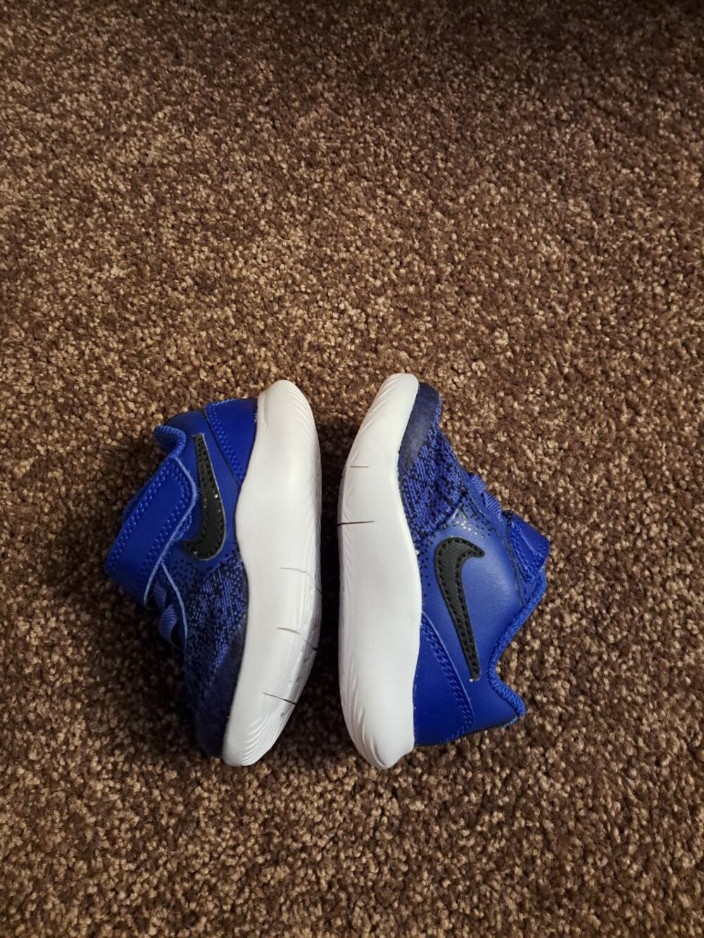 Nike Infant Flex Contact Blue/Black/White 917935-402 Sneakers - Picture 4 of 8